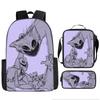Deformed zoo primary school third and fourth grade light weight reduction backpack zoonomaly student lunch bag pencil case
