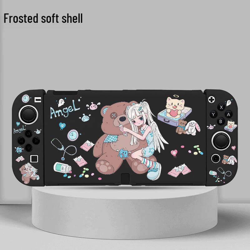 Силиконовый защитный чехол Switch2 для OLED - Съемная ручка