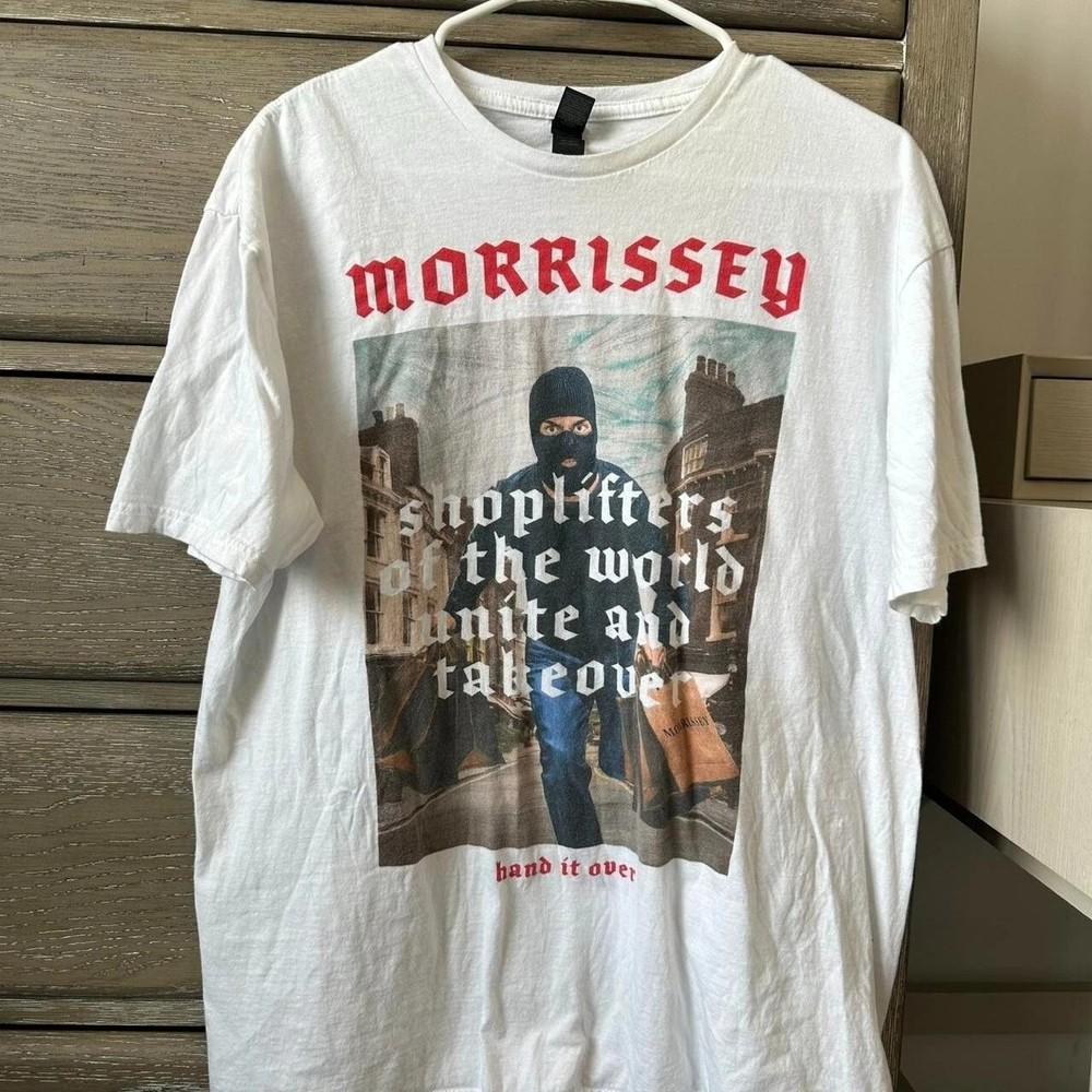 Morrissey Shoplifters of the World Unite and Take Over shirt Men Women Unisex T-Shirt XXXXL