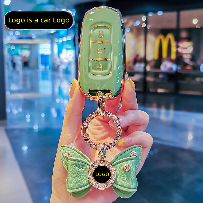 Styling Mouldings New TPU Car Remote Key Case Cover Protect Shell Bag For Geely Atlas Pro Tugella Boyue 2020 Azkarra FY11 Emgran