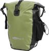 AFISHTOUR Waterproof Bicycle Pannier Bags - 50L Saddlebags for Bicycle Rear Racks - Bicycle Bags for Grocery and Laptops (Green, 1 Pair)