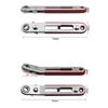 1pc Mini Ratchet Wrench 1/4"(6.35mm) Hexagon Torx Bidirectional Control for Single/Double Head Screwdriver Drill Bits Tool