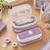 Multifunctional Pencil Case Case Large Capacity Adjustable Bag Retractable Stationery Storage Scratch