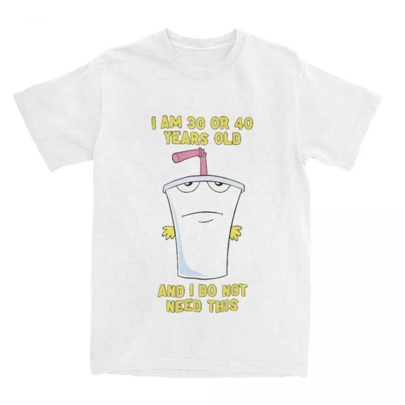 Teen Hunger Force ATHF Womens T Shirt Funny Tee Shirt Short Sleeve Crew Neck TShirt Graphic T Shirts Women Y2K S