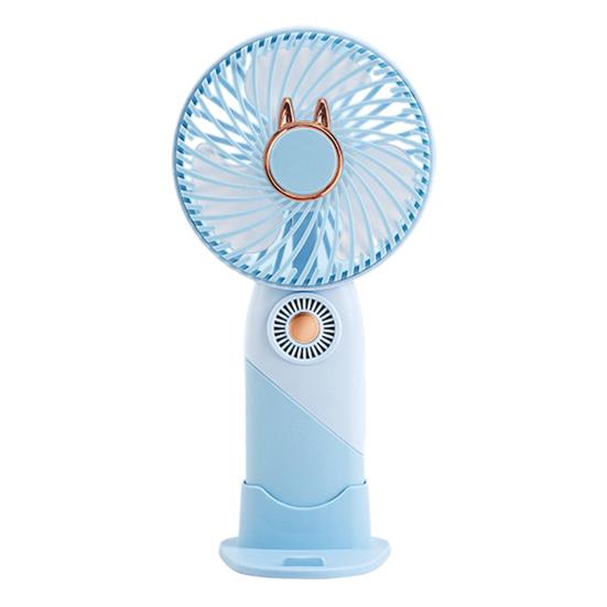 

Portable Small Fan Mini Handheld Fan Desktop Personal Fan Lightweight USB Rechargeable Fan with Long Battery Life Fast Charging Quiet Operation синий