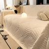 Jacquard Plush Sofa Cover Cloth Anti Slip Large Modern Plush Thick Cushion All Inclusive Sofa Towel Blanket Living Room Decor