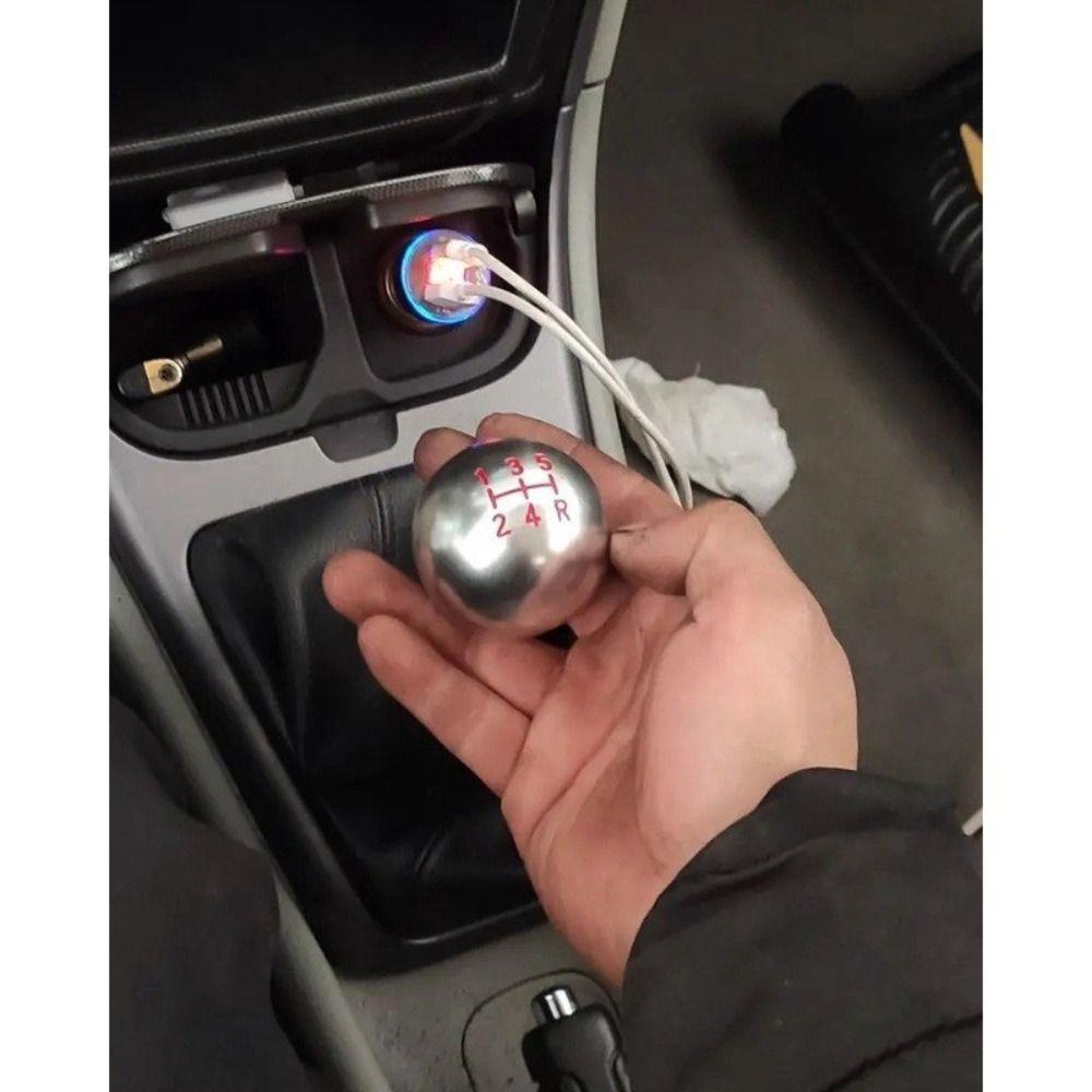 5 Speed Gear Shift Knob Aluminum Car Gear Level Knobs Car Shifter Lever  Car Racing Sports
