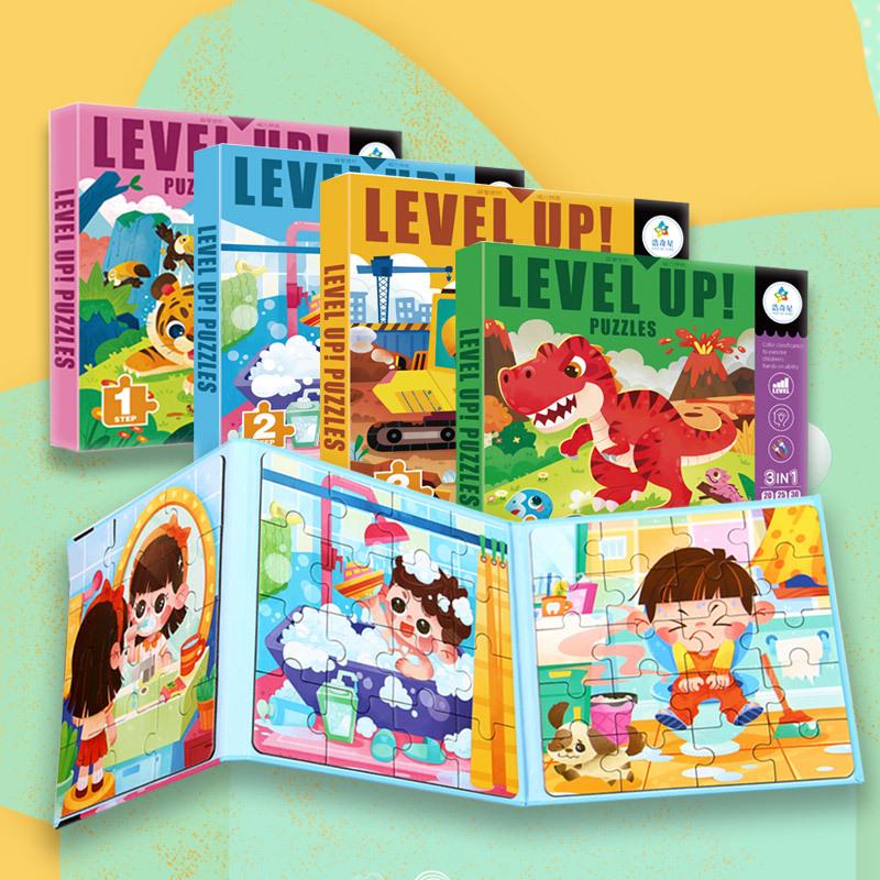 Magnetic Puzzle for Toddlers: Educational Toy for Ages 1-6, Boys & Girls