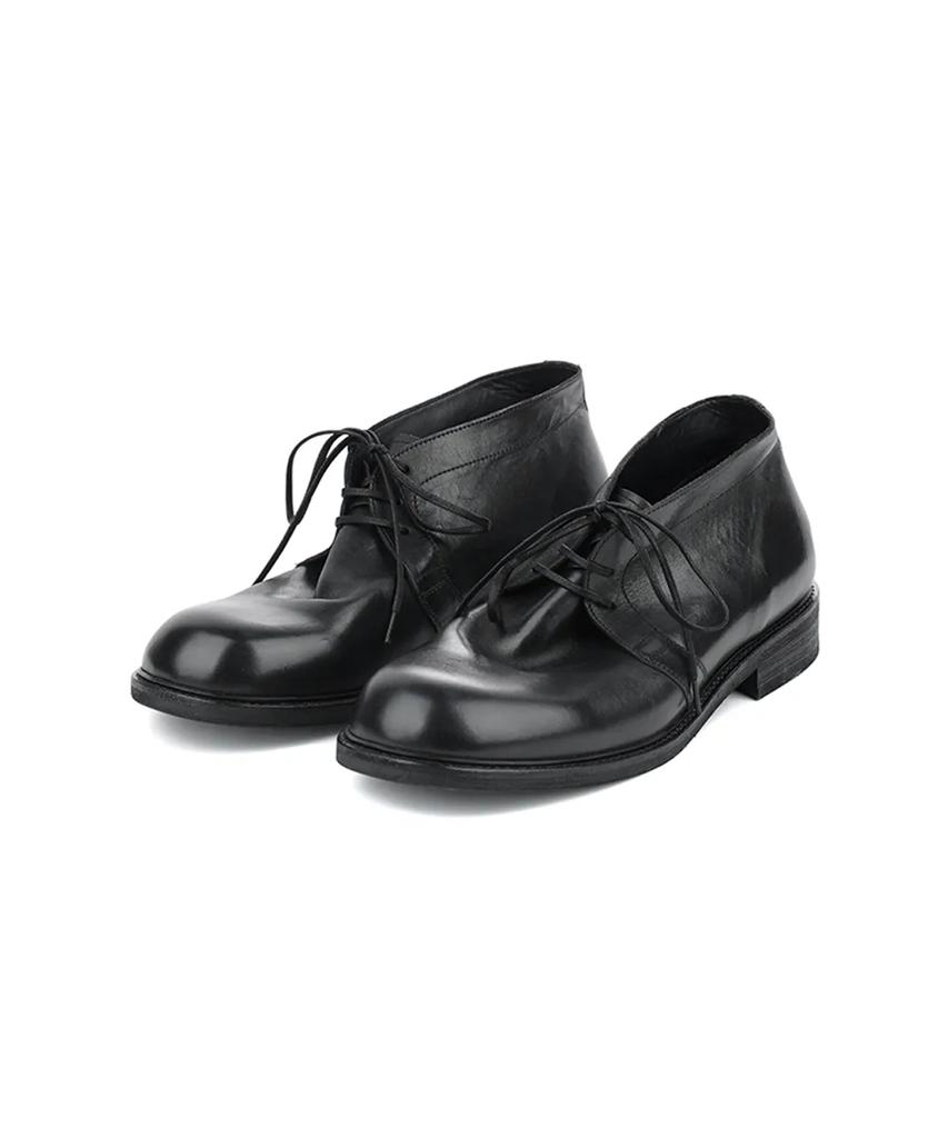 Yase 141 Horsehide Chukka Boots Black