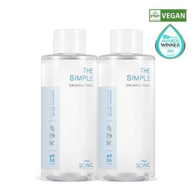 Scinic The Simple Calming Toner Double Special (300ml+300ml)