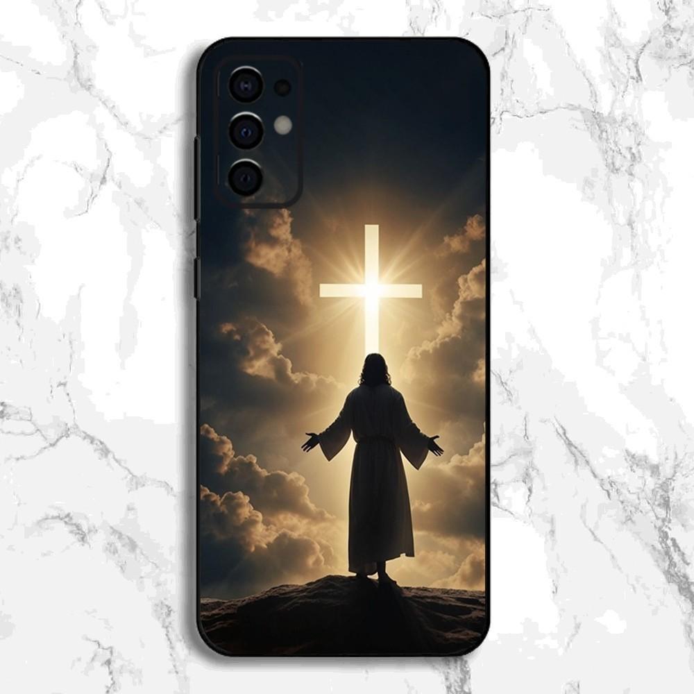 

Чехол для телефона Бог Иисус Молитва Покрытие для Samsung S24, S21, S22, S23, S30, Ultra, S20, Plus, Fe, Lite, Note, 10, 9, 5G Черный Мягкий Чехол Samsung S24
