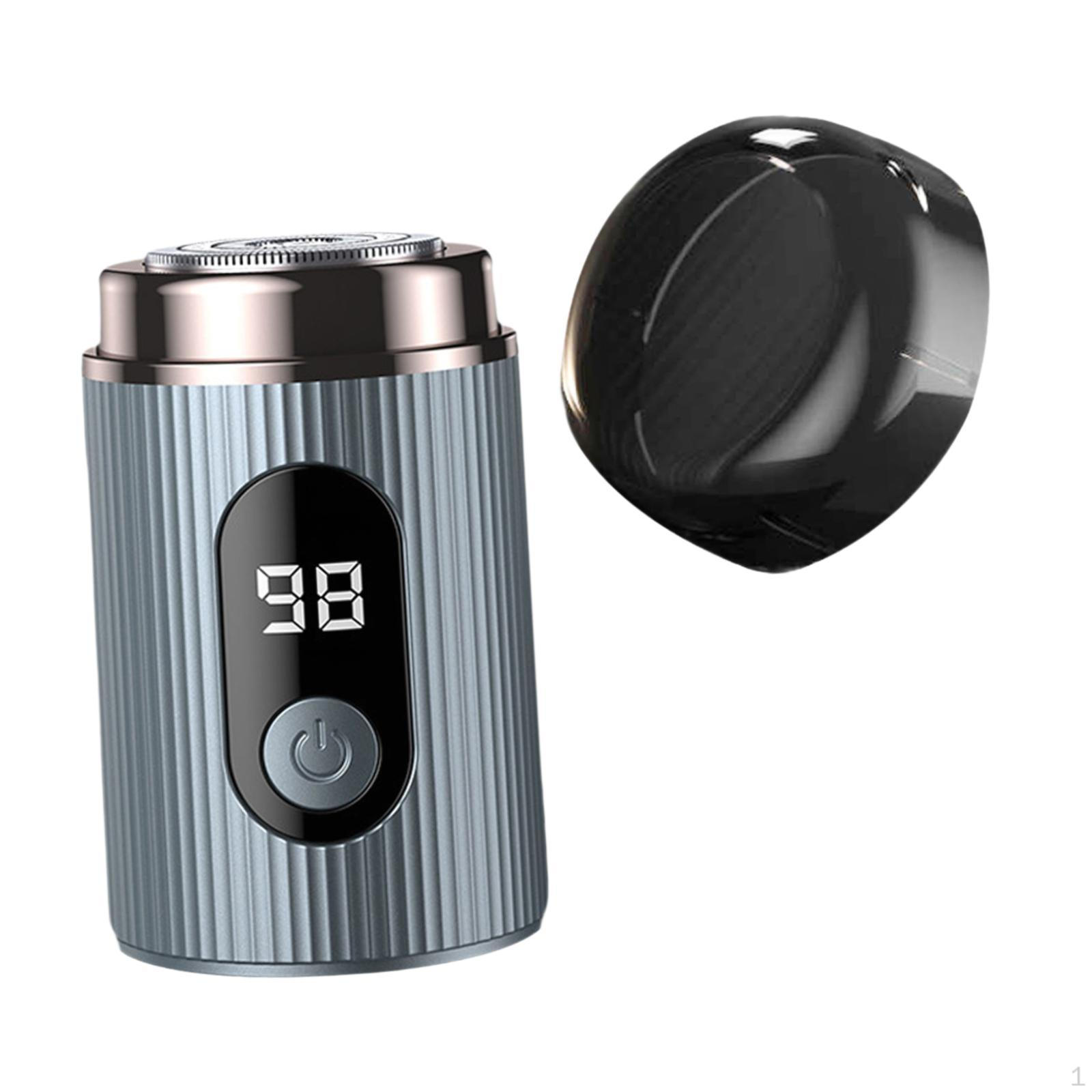 

Электробритва Портативная Компактная Беспроводная Подарки на День Отца Триммер для Лица и Бороды синий