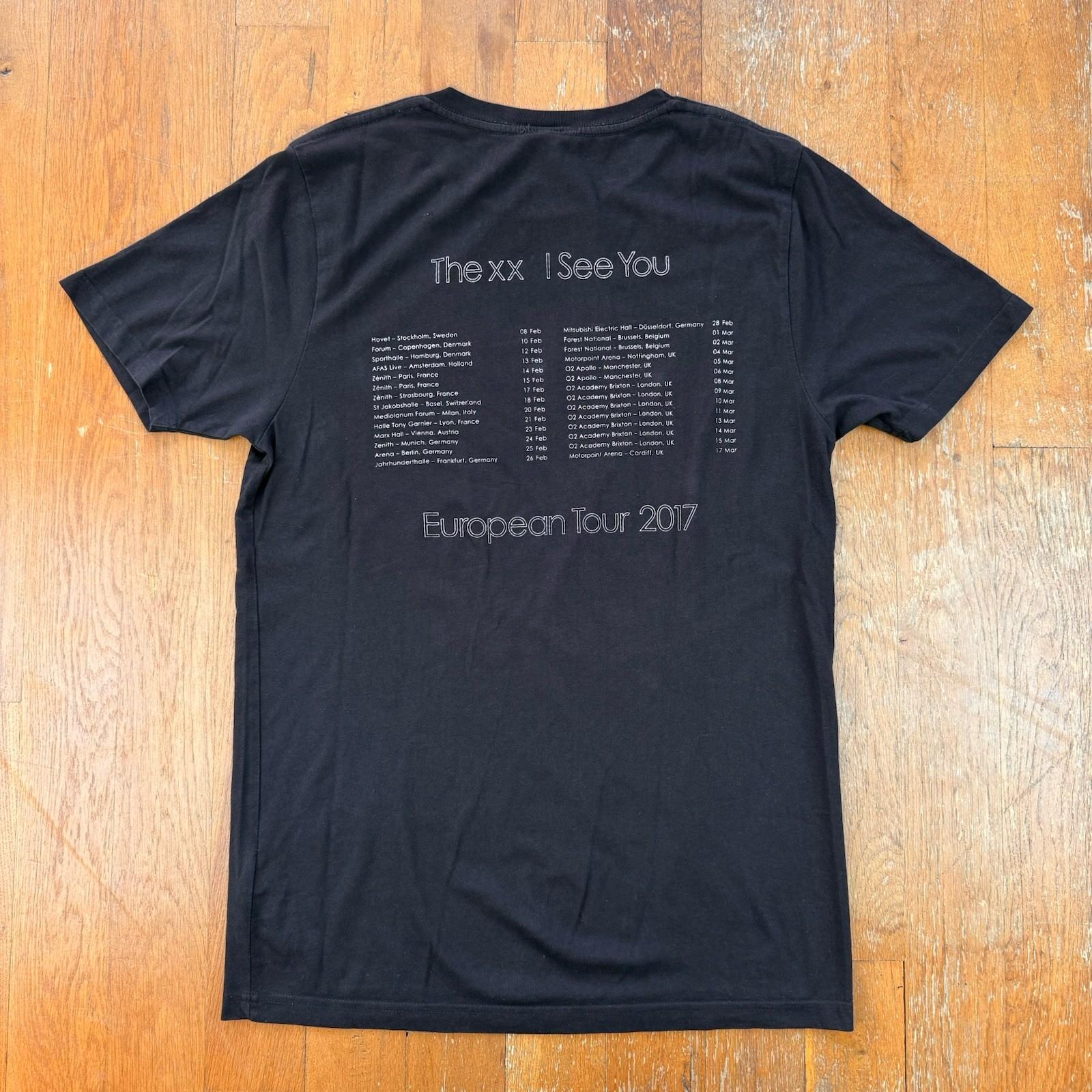 The XX I See You European Tour 2017 Indie Rock Band T Shirt Size Small S