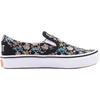 Y/Project X Vans Slip-On Series Canvas Collaboration Trendy Print Casual Durable Breathable Low-Top Kids Skate Shoes Kids Sneaker Black VN0A4U1S9AA