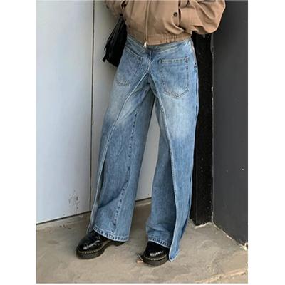 Jeans da donna con design personalizzato per primavera e autunno