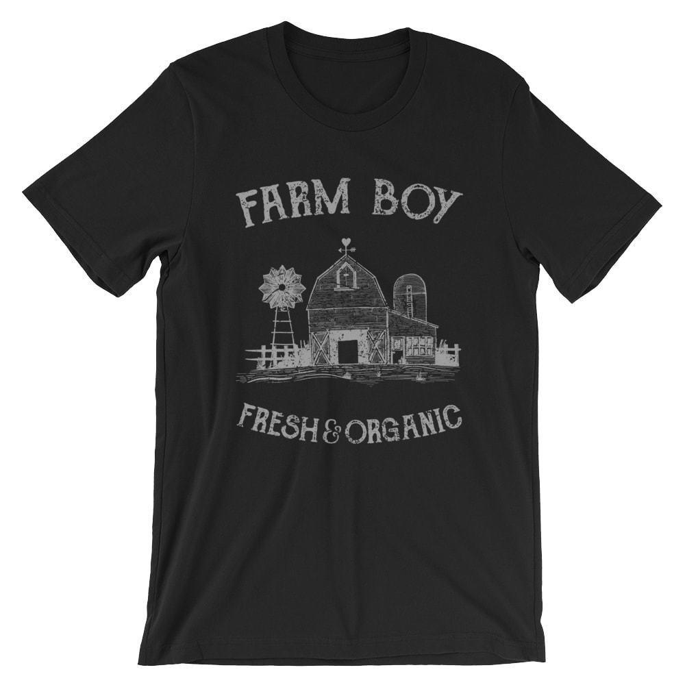 

Farm Boy T-Shirt. 100% Cotton Premium Tee NEW 4XL