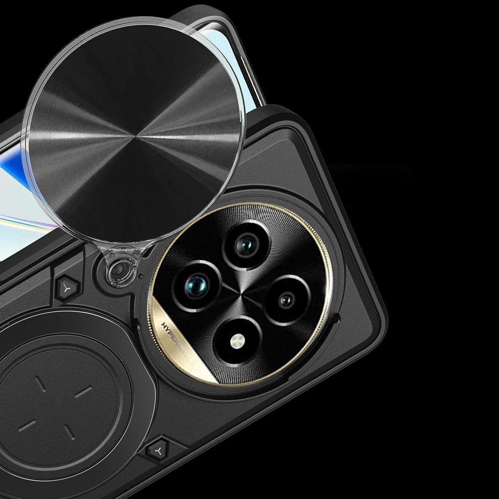 Armor Funda for Honor X9C 5G Case Slide Camera Ring Stand Protection Cover for Honor X60 Pro Shockproof Capa