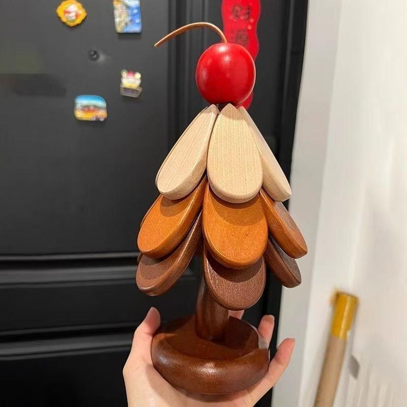 Tree Insulation Mat Solid Wood Dining Table Anti Scalding Mat Pot Mat Festival Gift Creative And Personalized Home Decoration