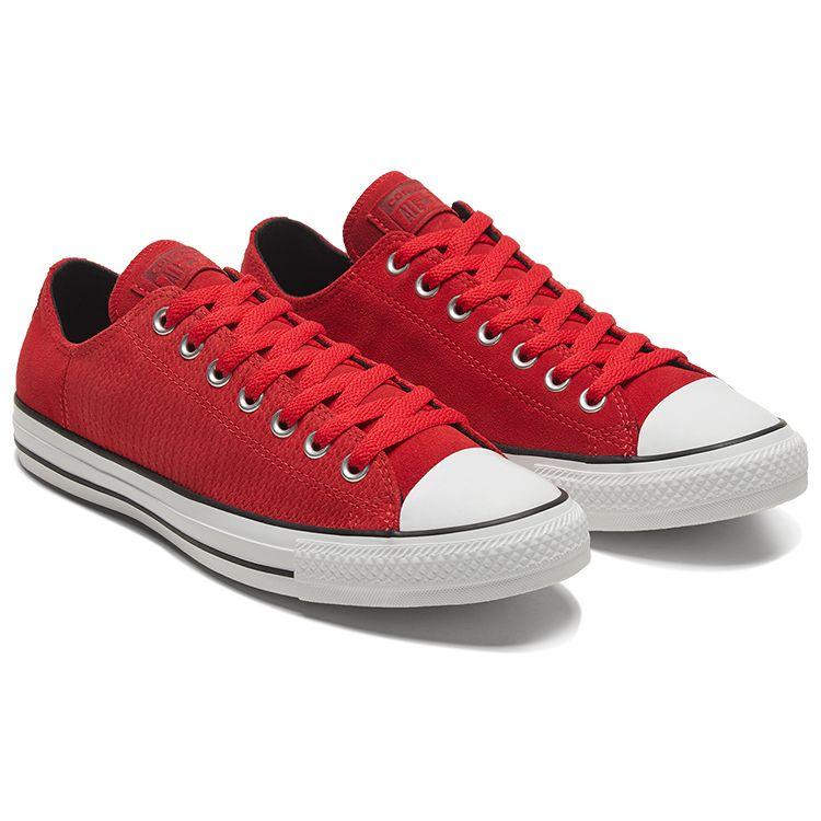 Converse Chuck Taylor All Star Comfortable Casual Versatile Low Top Canvas Shoes Unisex Sneakers Red White 169446C