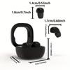 SK19 Headphones Bluetooth 5.3 True Wireless In-Ear Earphones Mini In Ear Noise Cancelling Invisible Sleeping HiFi Sound Quality