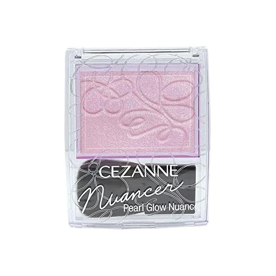 Cezanne Pearl Glow Nuance N2 Lilac Mood 2.4g Highlight Cheek Pearl Nuance Change