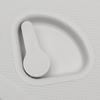 Compartment Access Hatch Plate White Inspection Yacht Cover RV Ship Part White Plastic Watertight Marine Boat Caravan Deck 23.86x13.90""