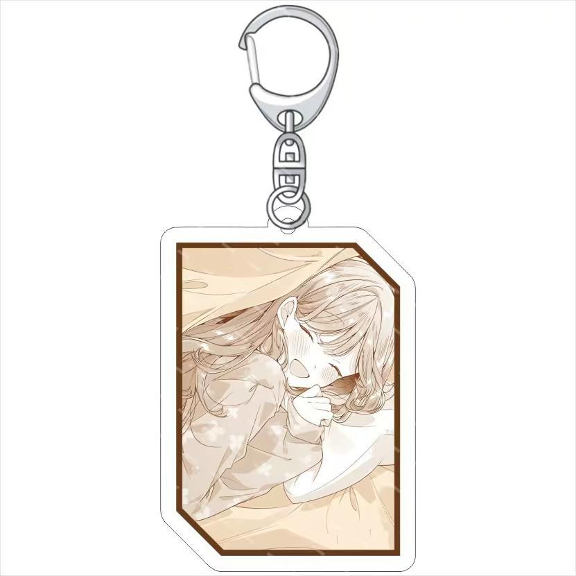 Anime Acrylic Keychain: 'How Could I Possibly Become Your Lover?'
