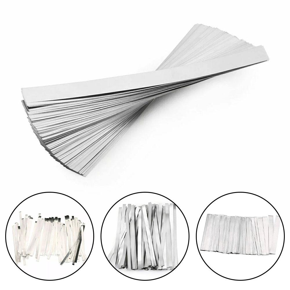 Nickel Plated Strip 0 15x5x100mm 100pcs for Battery Packs In Electric Tools Instruments and Communication Devices