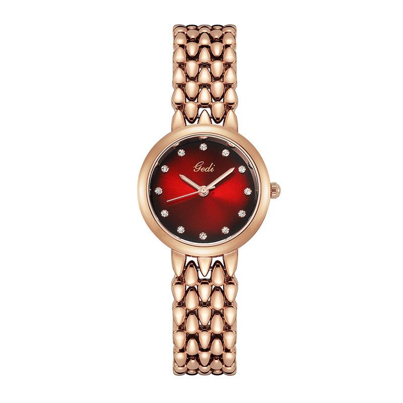 Women S Fashion Niche High-End Temperament Alloy With Quartz Watch