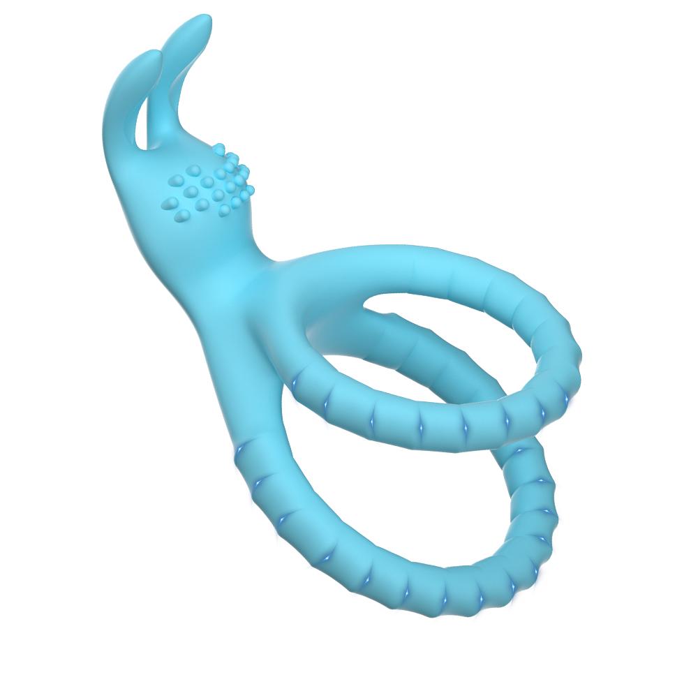 Cockringe Silikon Hodenstrecker Verzögerung Ejakulation TPE Penisring für Männer Sexspielzeug Verstellbarer Samen-Sperrring SM Penishülle