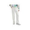 Fila X V&A Collaboration Solid Color Mid-Rise Straight Leg Casual Pants Women Bottoms Cloud-Mushroom-White F11W418601F-WT