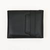Men's Leather Wallet 3S Napblk -Premium Black Napa Leather Slim Wallet with Coin Pocket & 6 Card Slots - Luxury Handcrafted Gents Wallet