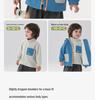 Willberu Kinder 3-in-1 Winddichte Fleecejacke - Jungen & Mädchen Farbblock Wasserdichter Mantel