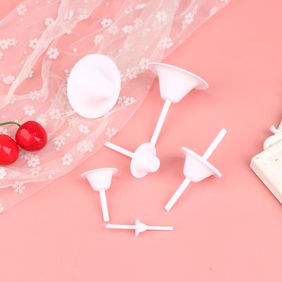 8 Adet Zambak Çiçeği Kalıbı Cupcake Standı Buzlanma Kreması Pasta Çiçek İğnesi Çivi Pişirme Aletleri Pasta Süsleme Aleti Çiçek Çivi Haznesi