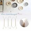 Wall Display Plates Hanger W Type Decoration Dish Spring Holder Invisible Hook