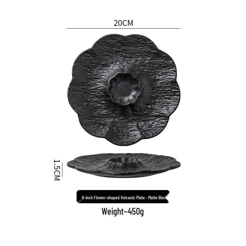 

Xiangchong Ceramic Dumpling Plate with Sauce Dish