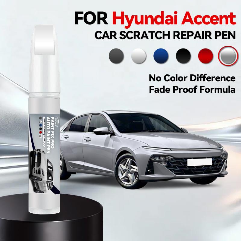 

OPRTAMG Purpose Vehicle For Hyundai Accent 2000-2025 MC RB HY XP Paint Repair Pen Touch Up Scratch Remover DIY Auto Accessories срібний