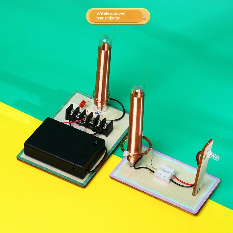 סט אחד של רכיבי העברת כוח אלחוטית DIY צעצועי מדע וחינוך דגמי ניסוי מדע וחינוך לילדים