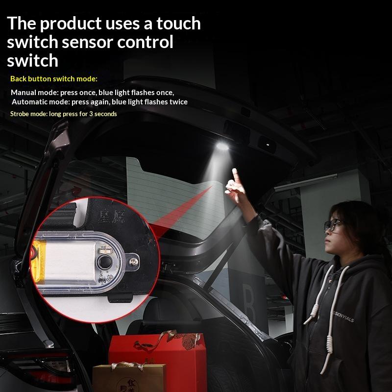 Shockproof LED Trunk Light For Proton EX2 E.MAS 5 2025 2026 Ultra Bright Car Interior Upgrade Modification Accessory