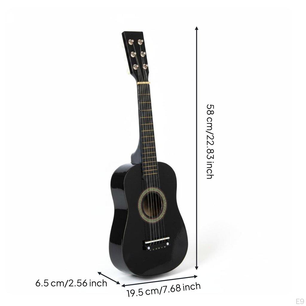 Kids Guitar Great Gift Children's Playable Premium Feel for Beginners Red 21 Inch