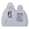 New Spring and Autumn American High Street Kanye Men's and Women's Same Spoofing Character Graffiti Alphabet Hooded Sweater