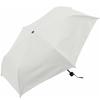 Sugihara Folding Suitable for Both Sunny and Rainy 55cm Plain Umbrella, Days, Mini, TATAMEL, Off-White