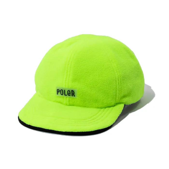 Reversible Fleece Cap BLACK YELLOW
