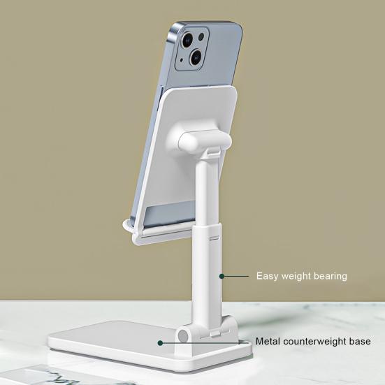 Lazy Phone Bracket Height Capacity Angle Adjustment Foldable Stable Support Liftable Strong Carrying Lazy Phone Bracket