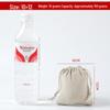 Cotton Linen Drawstring Canvas Bag, Single Layer Breathable Storage for Sundries