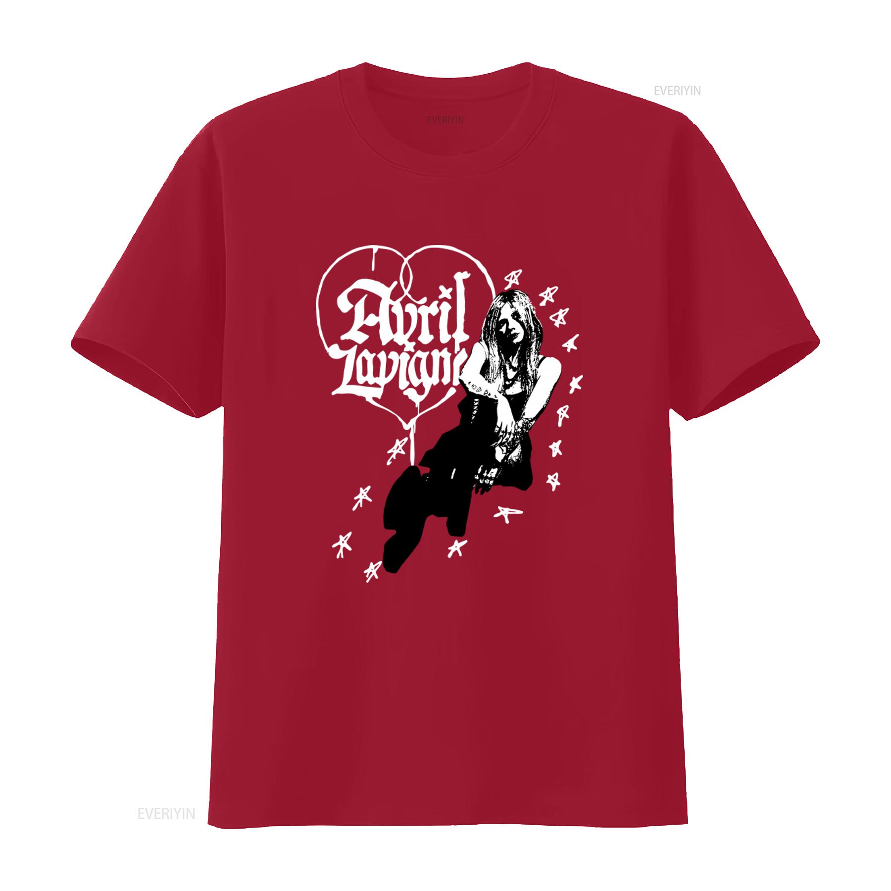 

Avril Lavigne Love Sux T Shirt Xl Official 2022 Merch Bite Me Design Rock Style vintage Washed Unisex homme Casual Comfortable S