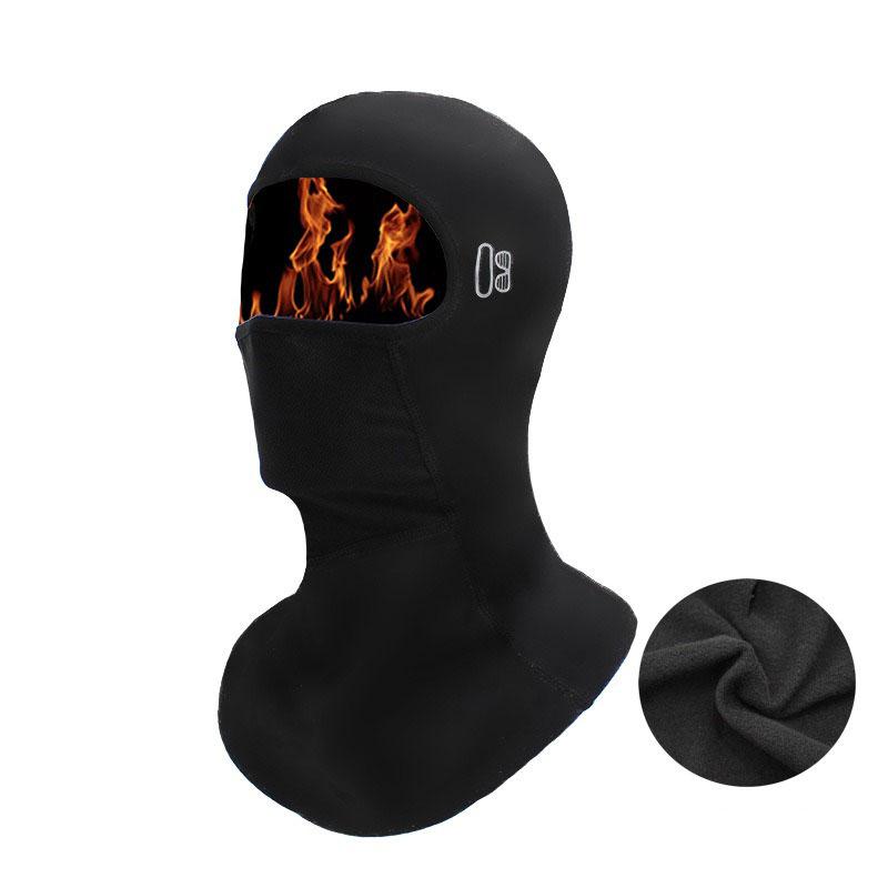 Masque Facial de Cyclisme Thermique d'Hiver Cagoule Couvre-Tête Coupe-Vent Doublure de Casque de Moto Thermique Chaud Vêtements de Tête de Sport d'Extérieur