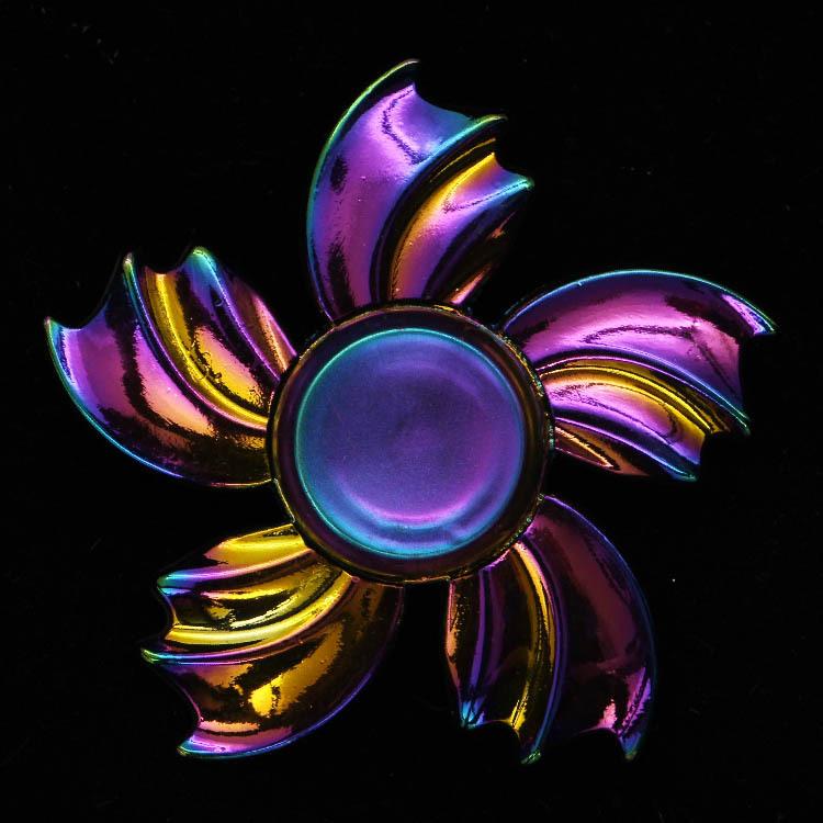 

squishy playthings Fidget Spinner juguetes Rainbow Fidget Metal Spinner Colorful Fingertip Gyro juguetes sensoriales adulto Relief Toy