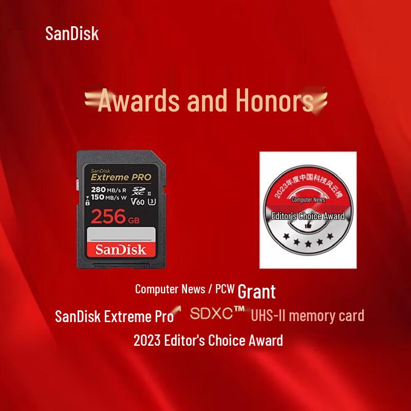 SanDisk 256GB Extreme Pro SD Card V60 U3
