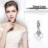 European-American Style DIY S925 Silver Lucky Clover Bracelet with Four-Leaf Clover Pendant (SCC259)